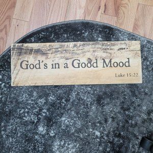 Wooden Wall Plaque